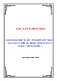 Sáng kiến kinh nghiệm THPT: Một số giải pháp thu hút Công Đoàn viên tham gia tích cực, hiệu quả phong trào thi đua ở trường THPT Diễn Châu 4