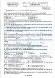 Đề thi giữa học kì 1 môn Sinh học lớp 12 năm 2024-2025 - Trường THPT Dĩ An, Bình Dương