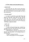 Cường insulin bẩm sinh (E16.1)