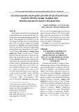 Xây dựng khoảng tham chiếu cho một số chỉ số huyết học ở người trưởng thành tại Bệnh viện Trường Đại học Kỹ thuật Y tế Hải Dương