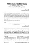 Nghiên cứu tác dụng chống oxy hóa của cây Xuân hoa Pseuderanthemum palatiferum (Nees) Radlk trên chuột nhắt trắng (Swiss)