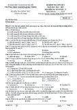 Đề thi giữa học kì 1 môn Sinh học lớp 12 năm 2024-2025 - Trường THPT Nguyễn Quốc Trinh, Hà Nội