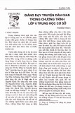 Giảng dạy truyện dân gian trong chương trình lớp 6 trung học cơ sở