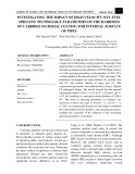 Investigating the impact of high velocity oxy-fuel spraying technology parameters on the hardness of carbides material coating for internal surface of pipes