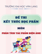 Đề thi kết thúc học phần học kì 2 môn Phân tích tác phẩm điện ảnh năm 2023-2024