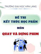Đề thi kết thúc học phần học kì 2 môn Nhiếp ảnh năm 2023-2024