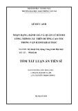 Tóm tắt Luận án Tiến sĩ Kỹ thuật: Nhận dạng, đánh giá và quản lý rủi ro công trình cầu trên đường cao tốc trong vận hành khai thác