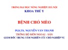 Bài giảng Bệnh chó mèo - PGS.TS. Nguyễn Văn Thanh
