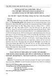 Đánh giá kết quả sớm phẫu thuật ung thư biểu mô xoang hàm giai đoạn I, II tại khoa Ngoại Tai Mũi Họng, Bệnh viện K