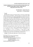 Đánh giá hiệu quả của lọc máu liên tục bằng màng lọc hấp phụ trong điều trị sốc nhiễm khuẩn trên bệnh nhân bỏng nặng