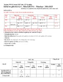 Đề thi giữa học kì 1 môn KHTN lớp 6 năm 2024-2025 có đáp án - Trường THCS Lương Thế Vinh, Phú Ninh