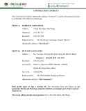 Construction contract