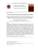 The one-pot fabrication of green-emitting composites based on PMMA