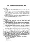 Thực hành dùng thuốc cho người bệnh