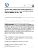 Hiệu quả và an toàn của bóng Scoring trong chuẩn bị tổn thương mạch vành vôi hóa trước khi đặt stent phủ thuốc kết quả theo dõi sau 1 năm