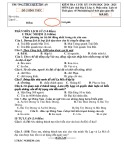 Đề thi học kì 1 môn Lịch sử và Địa lí lớp 6 năm 2024-2025 - Trường THCS Quế Thuận (Phân môn Sử)