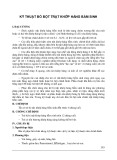 Kỹ thuật bó bột trật khớp háng bẩm sinh