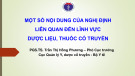 Bài giảng Một số nội dung của nghị định liên quan đến lĩnh vực dược liệu, thuốc cổ truyền