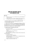 Thuốc điều chỉnh nước, điện giải và cân bằng acid-base (Chương trình đào tạo Hóa dược - Dược lý)