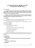 Kỹ thuật hút áp lực âm điều trị loét do đè ép/vết thương (VAC)