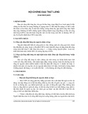 Hội chứng đau thắt lưng (Low back pain)