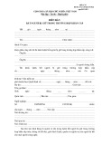 Mẫu Biên bản bắt người bị giữ trong trường hợp khẩn cấp