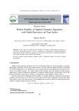 Robust stability of implicit dynamic equations with nabla derivative on time scales
