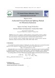 An inertial forward-backward splitting method for monotone inclusions