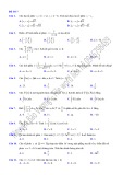 Đề kiểm tra - Ôn tập chương Toán 12 - Chương: Số phức - Tích phân (Đề số 7)