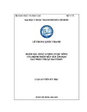 Luận án Tiến sĩ Y học: Đánh giá chất lượng cuộc sống của bệnh nhân bất sản âm đạo sau phẫu thuật Davydov