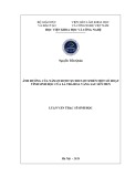 Luận văn Thạc sĩ Sinh học: Ảnh hưởng của nấm Eurotium cristatum đến một số hoạt tính sinh học của lá trà hoa vàng sau lên men