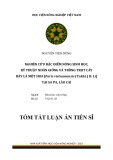Tóm tắt Luận án Tiến sĩ Khoa học cây trồng: Nghiên cứu đặc điểm nông sinh học, kỹ thuật nhân giống và trồng trọt cây bảy lá một hoa [Paris vietnamensis (Takht.) H. Li] tại Sa Pa, Lào Cai