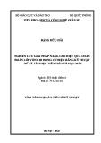 Tóm tắt Luận án Tiến sĩ Kỹ thuật: Nghiên cứu giải pháp nâng cao hiệu quả chẩn đoán lỗi vòng bi động cơ điện bằng kỹ thuật xử lý tín hiệu tiên tiến và học máy