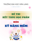 Đề thi kết thúc học phần môn Kỹ năng mềm năm 2021-2022