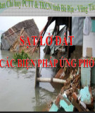 Bài giảng Sạt lở đất: Các biện pháp ứng phó