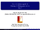 Bài giảng Đại số: Chương 3 - PGS.TS. Nguyễn Đình Hân