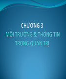 Bài giảng Quản trị học: Chương 3 - ThS. Trần Nhân Phúc