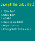 Bài giảng Đo điện tử: Chương 8 - Thiết bị đo chỉ thị số