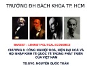 Bài giảng Kinh tế chính trị: Chương 6 - TS.GVC. Nguyễn Quốc Toàn