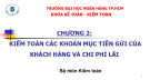Bài giảng Kiểm toán ngân hàng: Chương 2 - Trường ĐH Ngân hàng TP.HCM