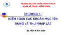 Bài giảng Kiểm toán ngân hàng: Chương 3 - Trường ĐH Ngân hàng TP.HCM