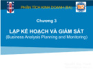 Bài giảng Phân tích kinh doanh: Chương 3 - Nguyễn Duy Thanh