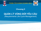 Bài giảng Phân tích kinh doanh: Chương 5 - Nguyễn Duy Thanh