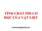 Bài giảng Vật liệu tinh thể học: Tính chất phi cơ học của vật liệu