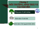 Bài giảng Môi trường và con người: Chương 2 - Trường ĐH Bách khoa TP.HCM