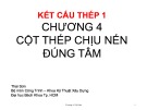 Bài giảng Kết cấu thép 1: Chương 4 - TS. Thái Sơn
