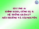 Bài giảng Môi trường và con người: Chương 4 - Trường ĐH Bách khoa TP.HCM