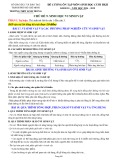 Đề cương ôn tập học kì 2 môn Sinh học lớp 10 năm 2024-2025 - Trường THPT Linh Trung