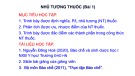 Bài giảng Nhũ tương thuốc: Bài 1