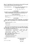 Mẫu Quyết định của Ủy ban nhân dân các cấp sửa đổi, bổ sung một số điều (quy định trực tiếp/ban hành Quy định/Quy chế...)